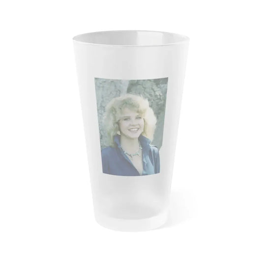 Linda Blair #347 (Vintage Female Icon) Frosted Pint Glass 16oz 16oz Frosted - Go Mug Yourself