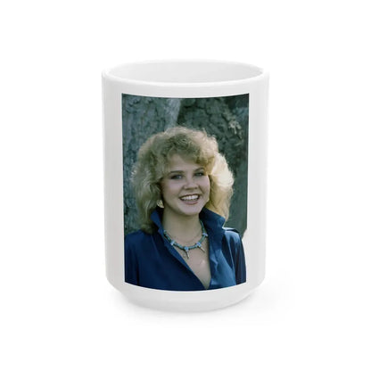 Linda Blair #347 (Vintage Female Icon) White Coffee Mug 15oz - Go Mug Yourself