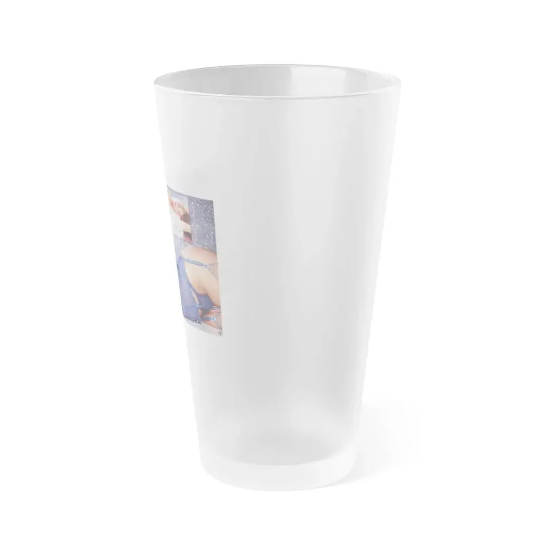 Linda Blair #348 (Vintage Female Icon) Frosted Pint Glass 16oz - Go Mug Yourself
