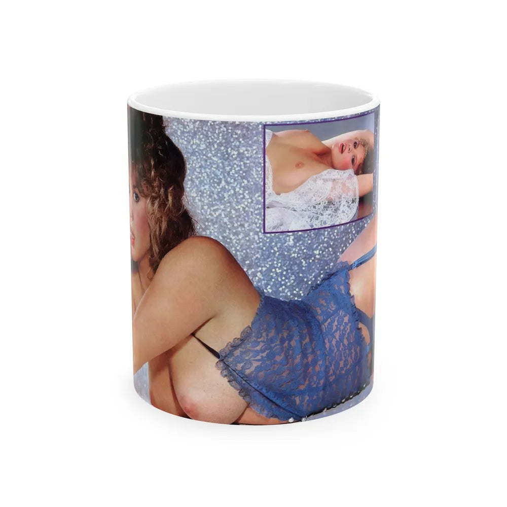 Linda Blair #348 (Vintage Female Icon) White Coffee Mug-11oz-Go Mug Yourself