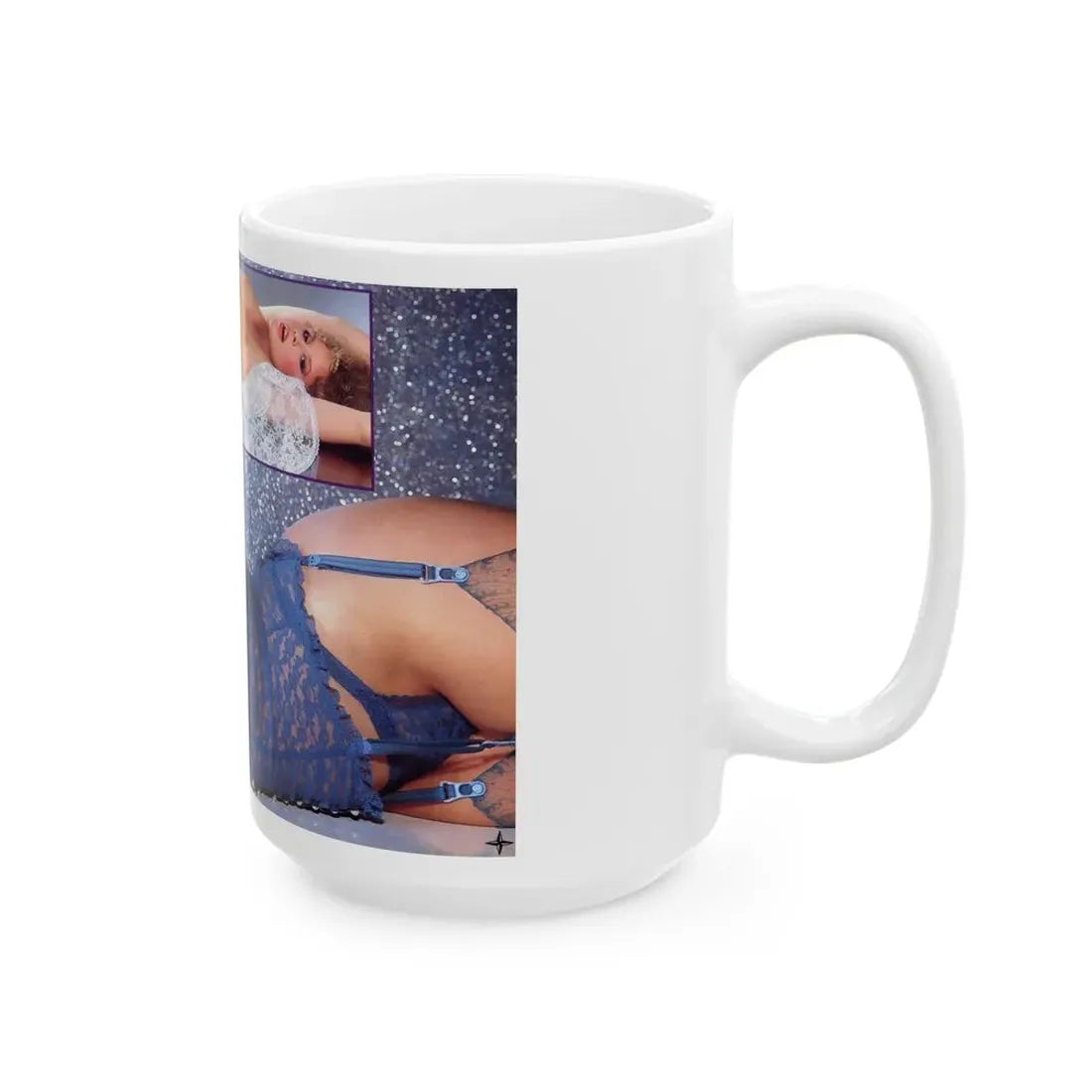 Linda Blair #348 (Vintage Female Icon) White Coffee Mug - Go Mug Yourself