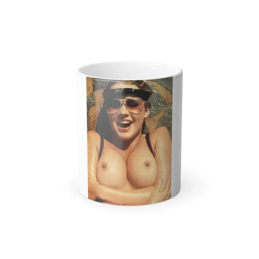 Linda Blair #350 (Vintage Female Icon) Color Changing Coffee Mug 11oz - Go Mug Yourself