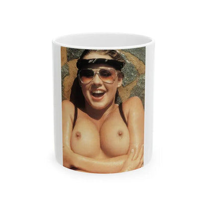 Linda Blair #350 (Vintage Female Icon) White Coffee Mug 11oz - Go Mug Yourself