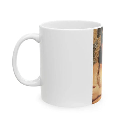 Linda Blair #351 (Vintage Female Icon) White Coffee Mug - Go Mug Yourself