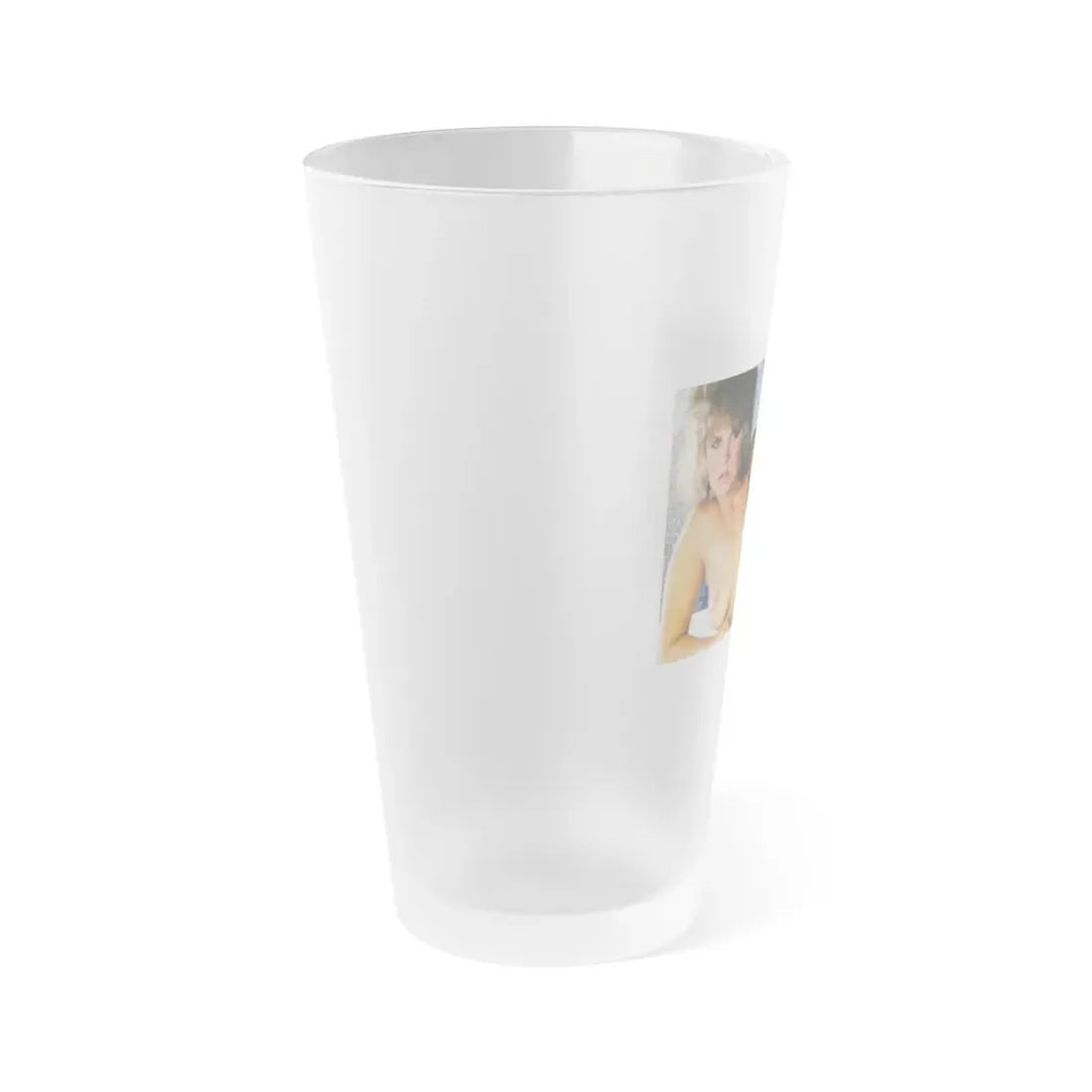 Linda Blair #352 - Topless (Vintage Female Icon) Frosted Pint Glass 16oz - Go Mug Yourself