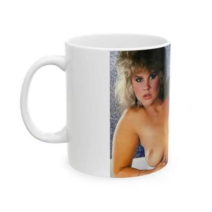 Linda Blair #352 - Topless (Vintage Female Icon) White Coffee Mug - Go Mug Yourself
