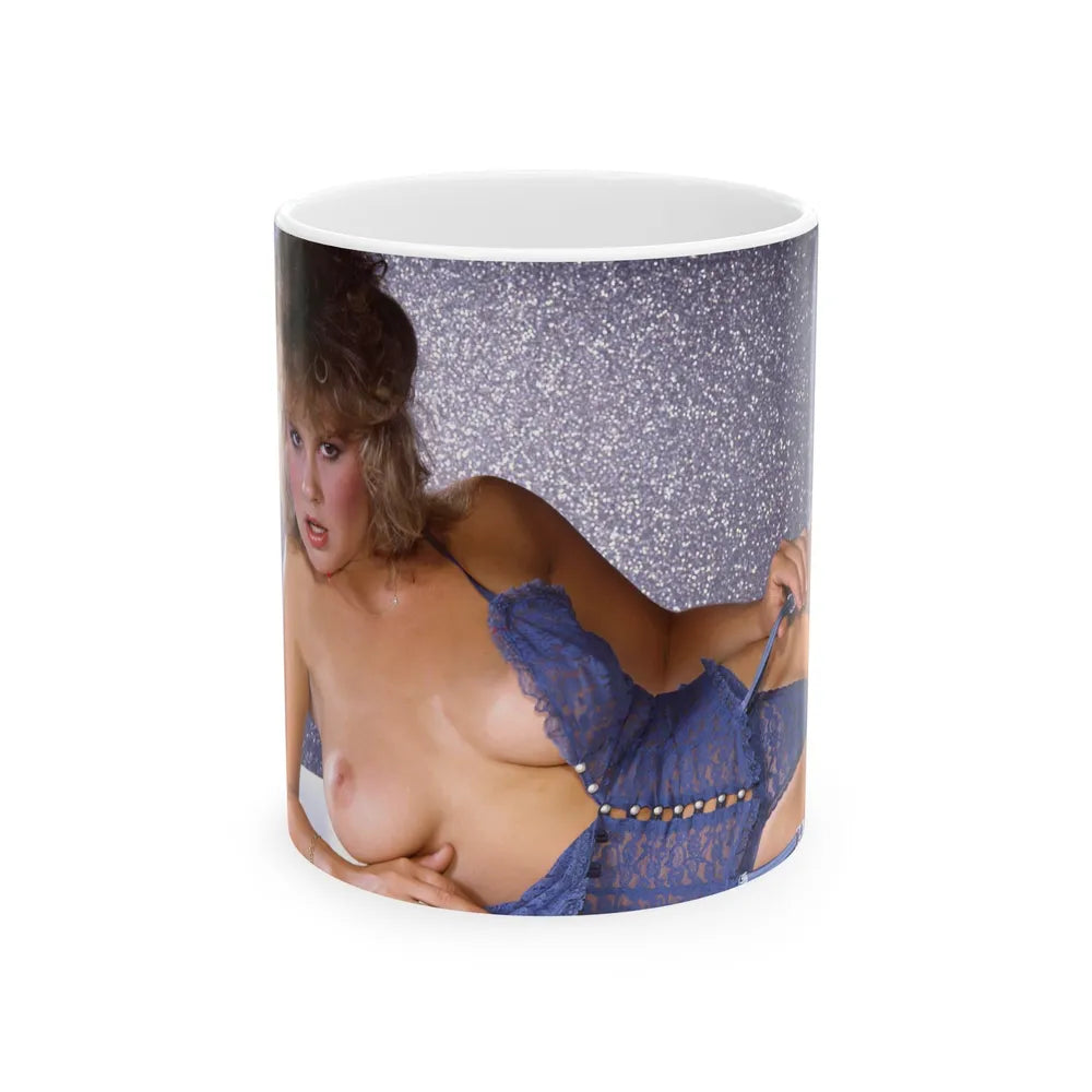 Linda Blair #353 (Vintage Female Icon) White Coffee Mug-11oz-Go Mug Yourself