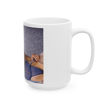 Linda Blair #353 (Vintage Female Icon) White Coffee Mug - Go Mug Yourself