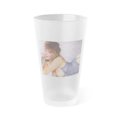 Linda Blair #354 (Vintage Female Icon) Frosted Pint Glass 16oz 16oz Frosted - Go Mug Yourself