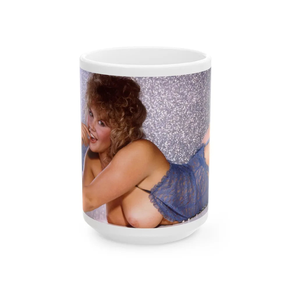 Linda Blair #354 (Vintage Female Icon) White Coffee Mug-15oz-Go Mug Yourself