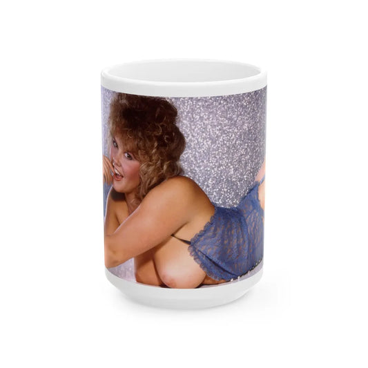 Linda Blair #354 (Vintage Female Icon) White Coffee Mug-15oz-Go Mug Yourself