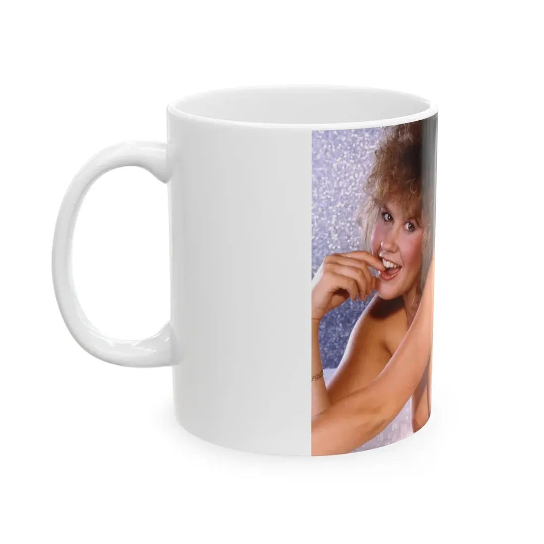 Linda Blair #354 (Vintage Female Icon) White Coffee Mug - Go Mug Yourself