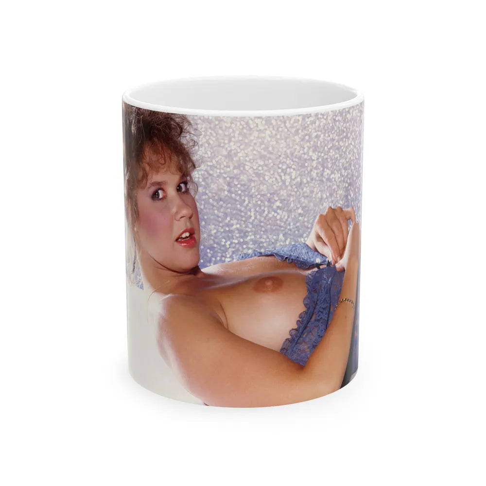 Linda Blair #356 (Vintage Female Icon) White Coffee Mug-11oz-Go Mug Yourself