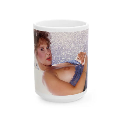 Linda Blair #356 (Vintage Female Icon) White Coffee Mug-15oz-Go Mug Yourself