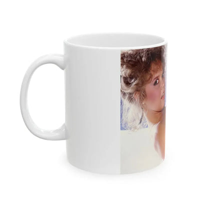 Linda Blair #356 (Vintage Female Icon) White Coffee Mug - Go Mug Yourself