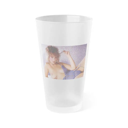 Linda Blair #357 (Vintage Female Icon) Frosted Pint Glass 16oz 16oz Frosted - Go Mug Yourself