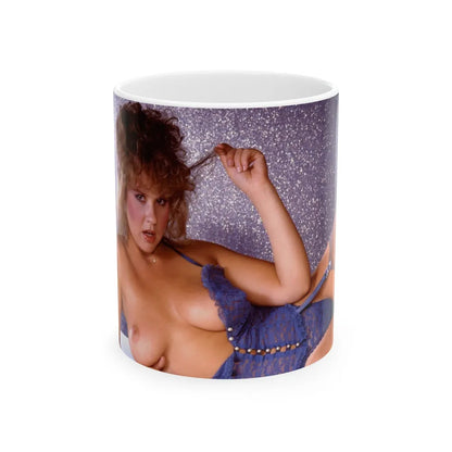 Linda Blair #357 (Vintage Female Icon) White Coffee Mug-11oz-Go Mug Yourself