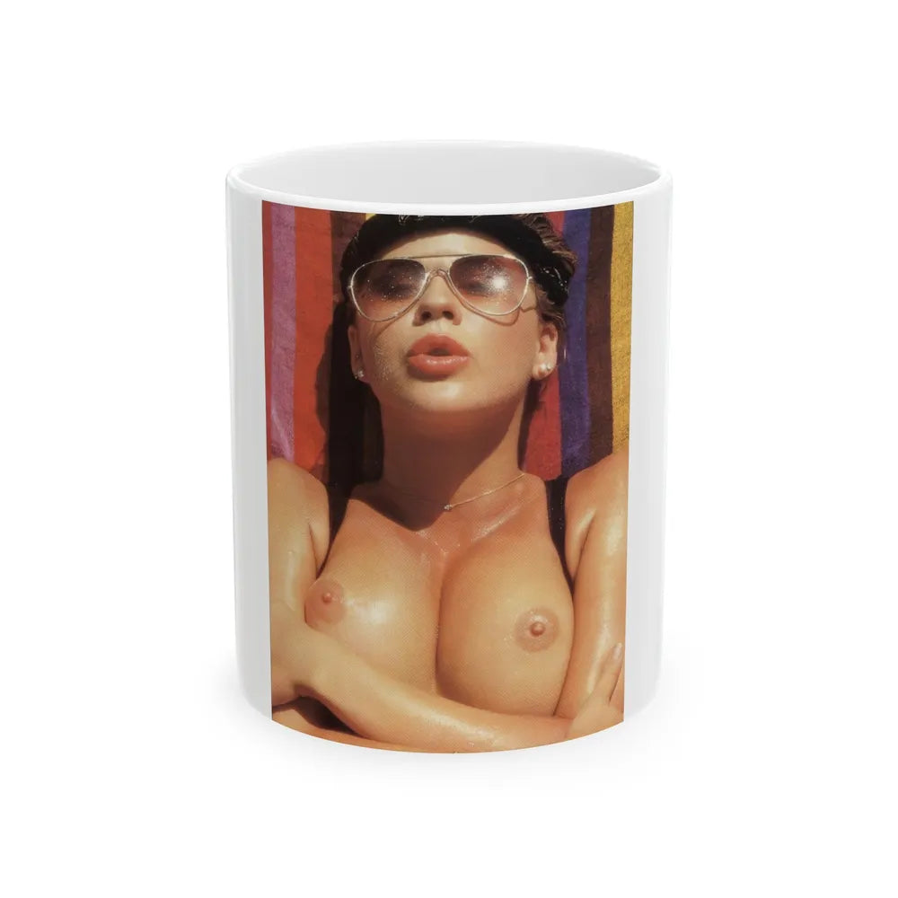 Linda Blair #358 (Vintage Female Icon) White Coffee Mug-11oz-Go Mug Yourself