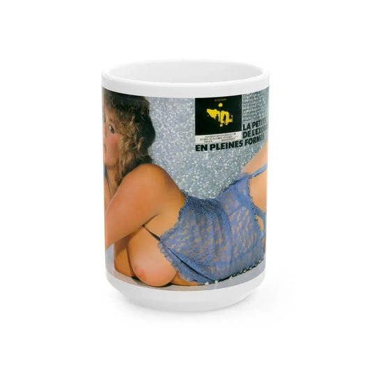 Linda Blair #359 (Vintage Female Icon) White Coffee Mug 15oz - Go Mug Yourself