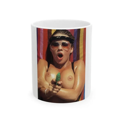 Linda Blair #360 (Vintage Female Icon) White Coffee Mug 11oz - Go Mug Yourself