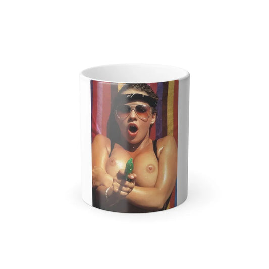 Linda Blair #360 (Vintage Female Icons) Color Changing Mug 11oz-11oz-Go Mug Yourself