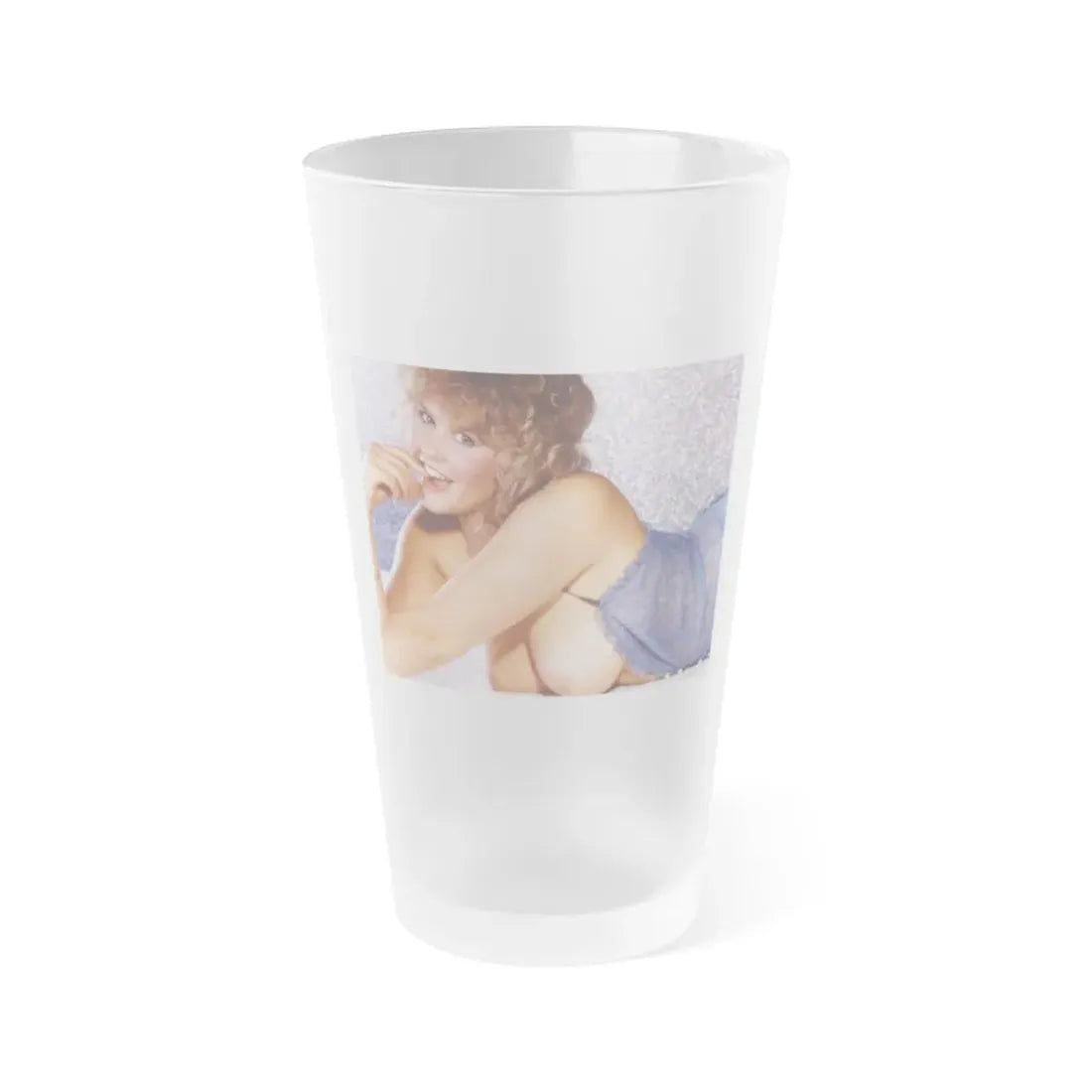 Linda Blair #361 (Vintage Female Icon) Frosted Pint Glass 16oz 16oz Frosted - Go Mug Yourself