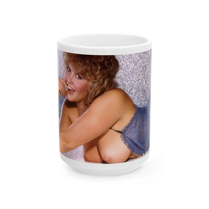 Linda Blair #361 (Vintage Female Icon) White Coffee Mug 15oz - Go Mug Yourself
