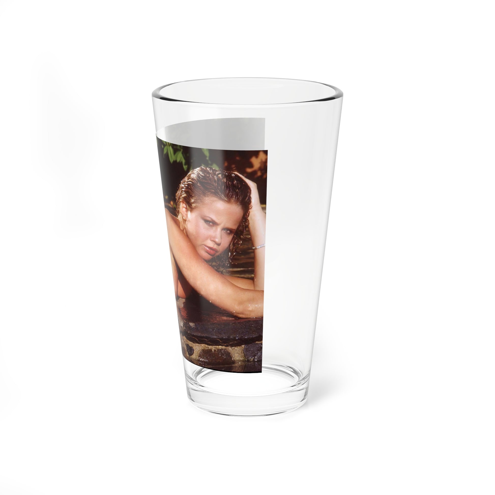 Linda Blair #362 - Topless (Vintage Female Icon) Pint Glass 16oz-Go Mug Yourself