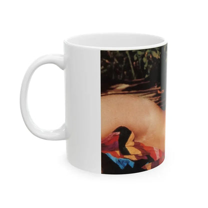 Linda Blair #363 - Topless (Vintage Female Icon) White Coffee Mug - Go Mug Yourself