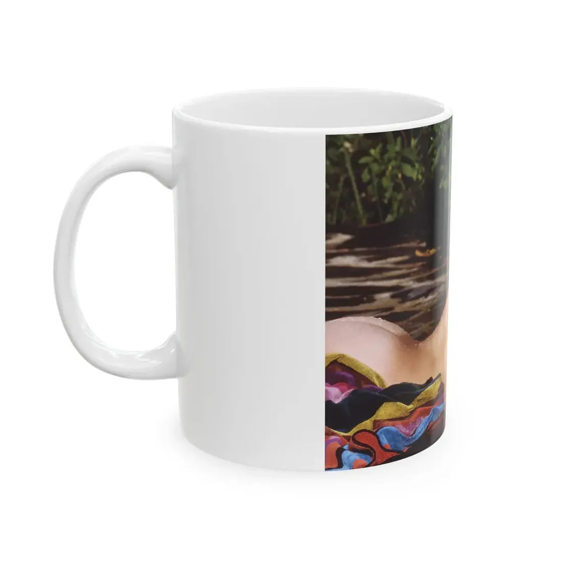 Linda Blair #364 - Topless (Vintage Female Icon) White Coffee Mug - Go Mug Yourself