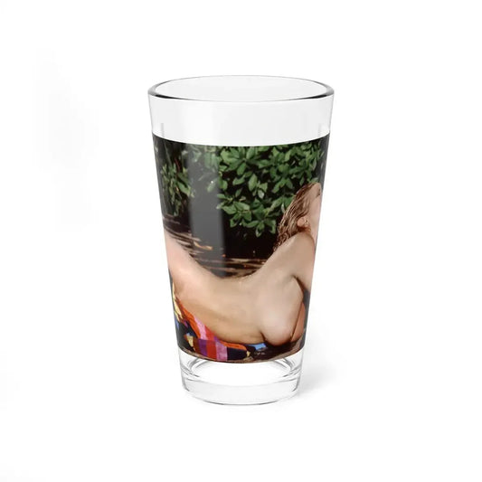 Linda Blair #366 - Topless (Vintage Female Icon) Pint Glass 16oz 16oz - Go Mug Yourself