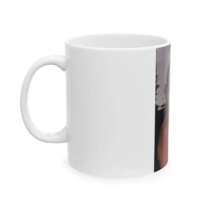 Linda Blair #367 - Underewater & Topless (Vintage Female Icon) White Coffee Mug - Go Mug Yourself