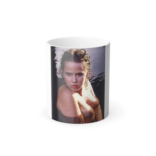 Linda Blair #368 - Underewater & Topless (Vintage Female Icons) Color Changing Mug 11oz-11oz-Go Mug Yourself
