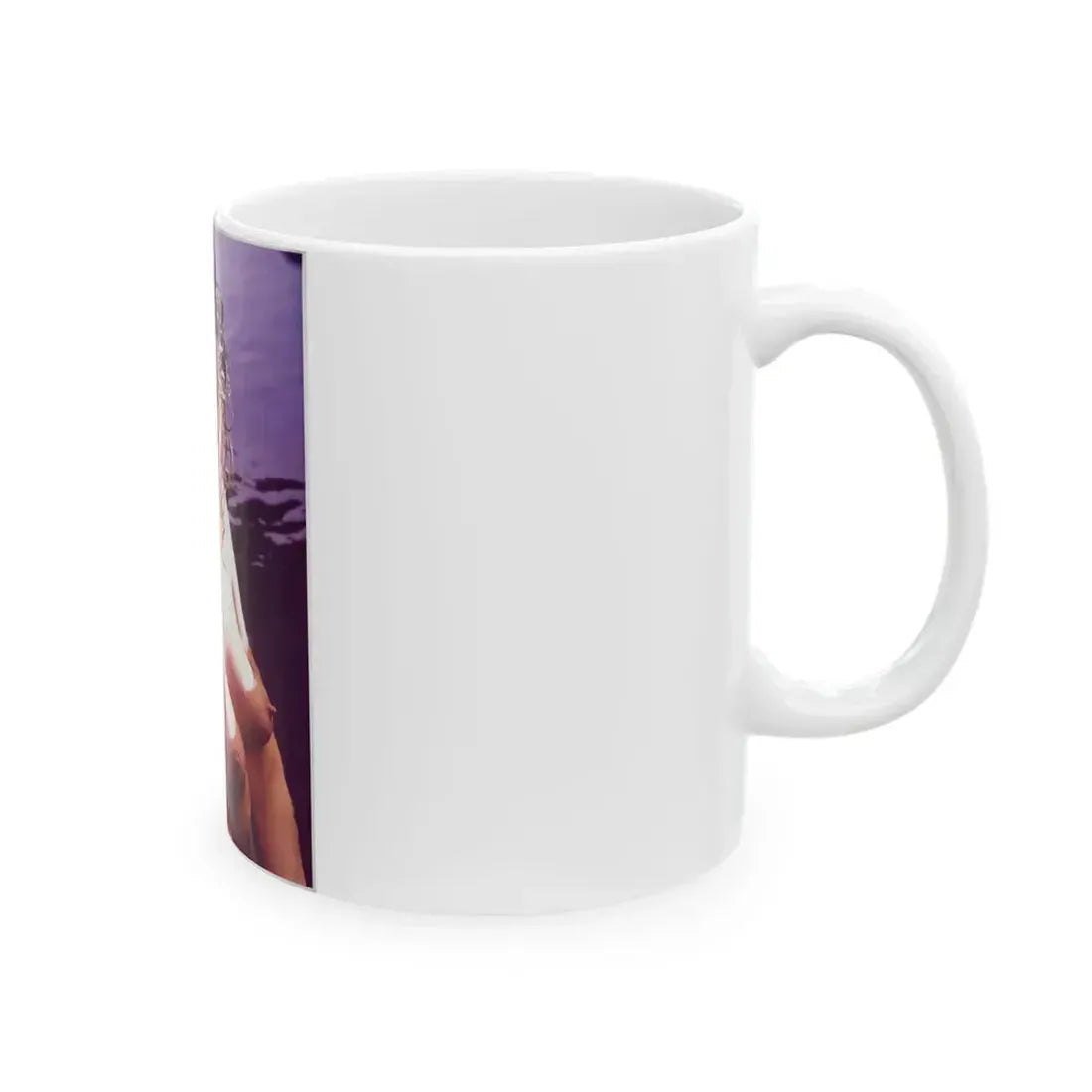 Linda Blair #368 - Underwater & Topless 1 (Vintage Female Icon) White Coffee Mug - Go Mug Yourself