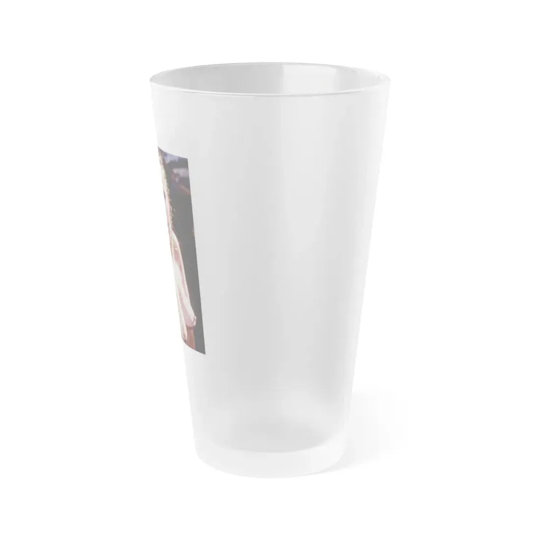 Linda Blair #369 - Underwater & Topless (Vintage Female Icon) Frosted Pint Glass 16oz - Go Mug Yourself