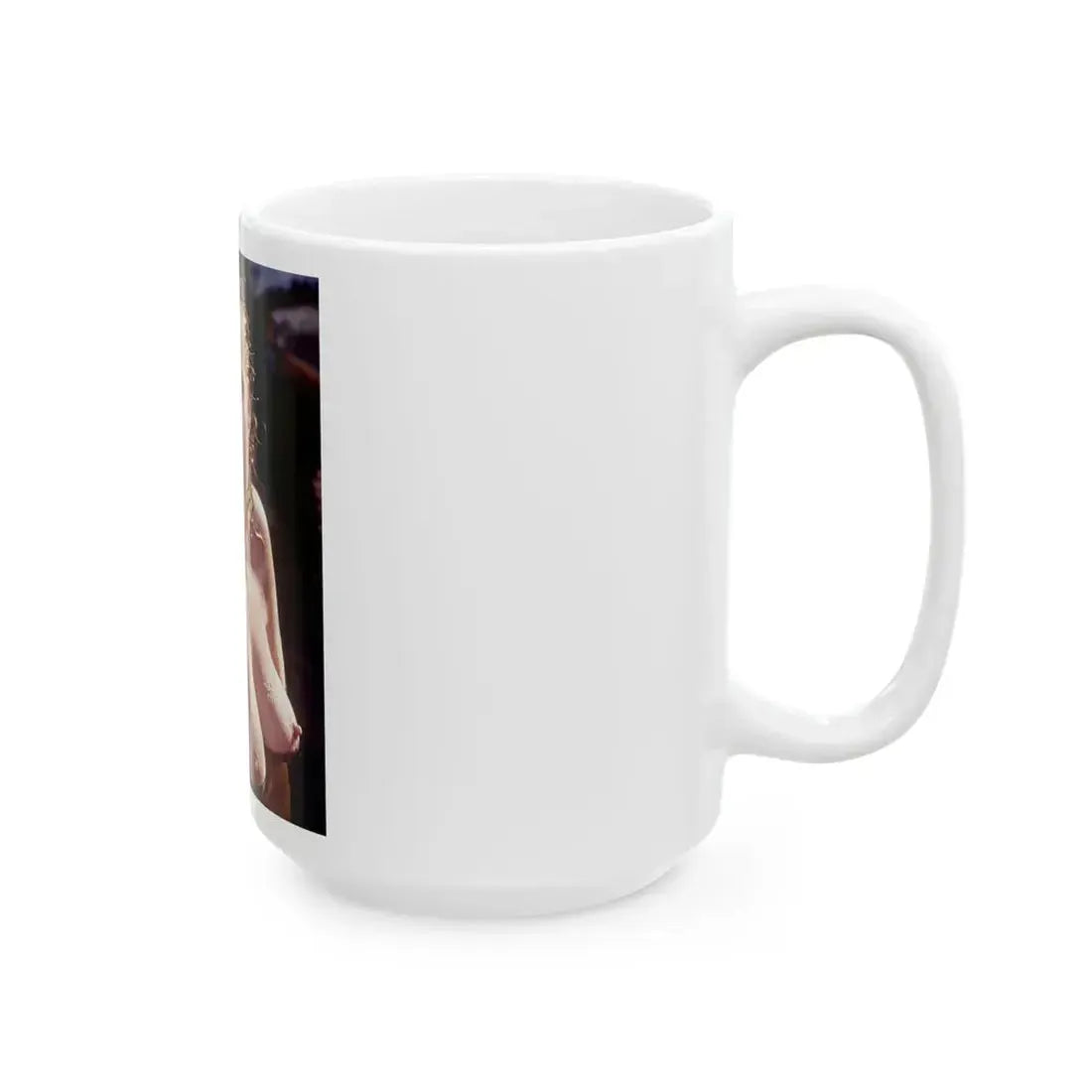 Linda Blair #369 - Underwater & Topless (Vintage Female Icon) White Coffee Mug - Go Mug Yourself