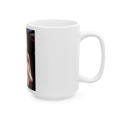 Linda Blair #369 - Underwater & Topless (Vintage Female Icon) White Coffee Mug - Go Mug Yourself