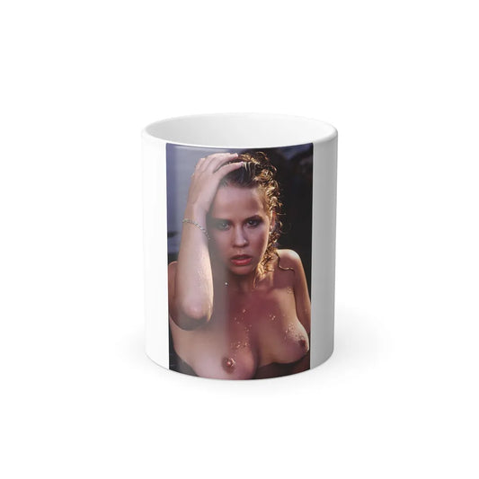Linda Blair #371 - Underwater & Topless (Vintage Female Icons) Color Changing Mug 11oz-11oz-Go Mug Yourself