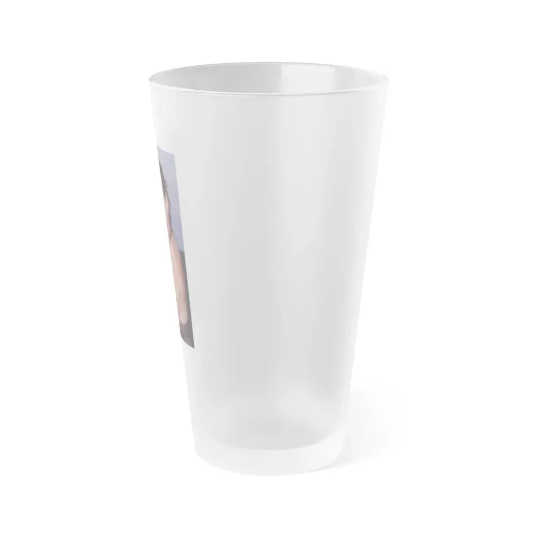 Linda Blair #372 - Underewater & Topless (Vintage Female Icon) Frosted Pint Glass 16oz - Go Mug Yourself