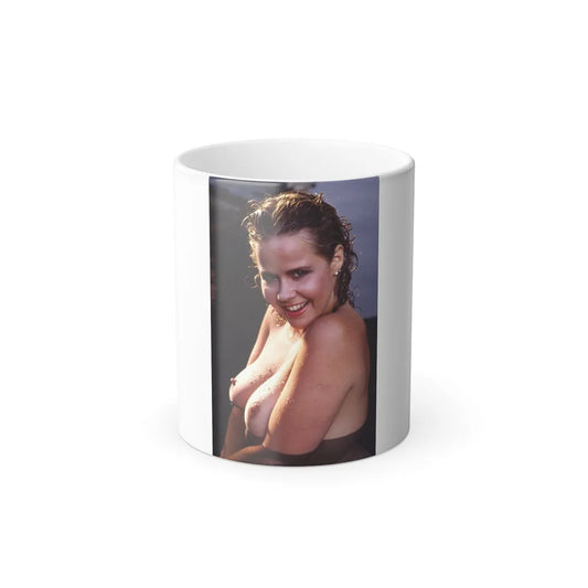 Linda Blair #372 - Underewater & Topless (Vintage Female Icons) Color Changing Mug 11oz-11oz-Go Mug Yourself