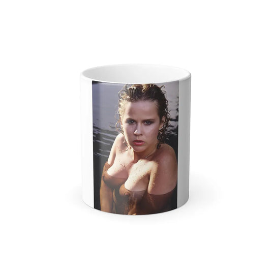 Linda Blair #373 - Underwater & Topless (Vintage Female Icons) Color Changing Mug 11oz-11oz-Go Mug Yourself