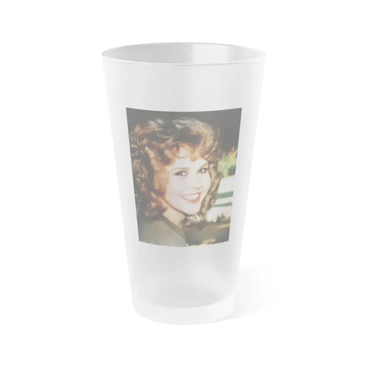 Linda Blair #374 (Vintage Female Icon) Frosted Pint Glass 16oz 16oz Frosted - Go Mug Yourself