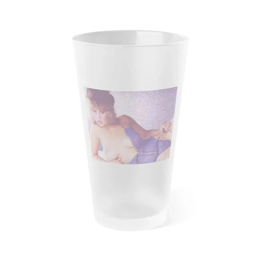 Linda Blair #375 (Vintage Female Icon) Frosted Pint Glass 16oz 16oz Frosted - Go Mug Yourself