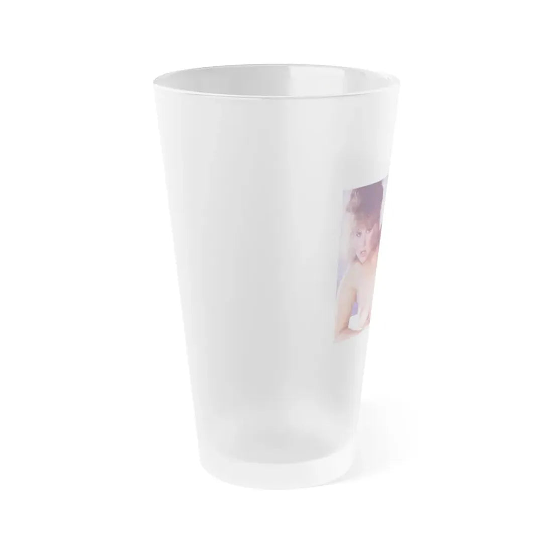 Linda Blair #375 (Vintage Female Icon) Frosted Pint Glass 16oz - Go Mug Yourself