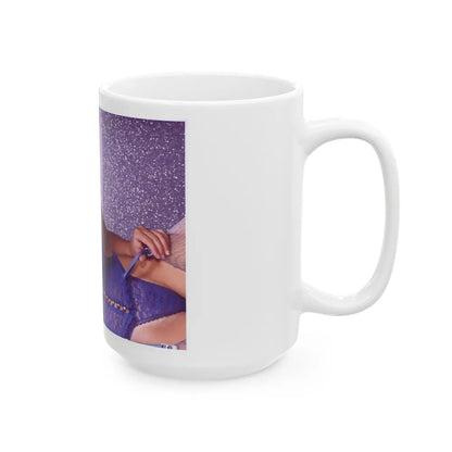 Linda Blair #375 (Vintage Female Icon) White Coffee Mug-Go Mug Yourself