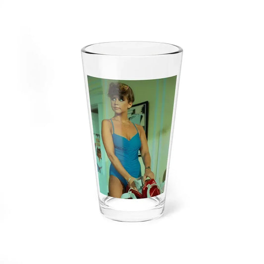 Linda Blair #59 (Vintage Female Icon) Pint Glass 16oz 16oz - Go Mug Yourself