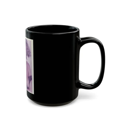 Linda Blair #61 - Topless (Vintage Female Icon) Black Coffee Mug - Go Mug Yourself