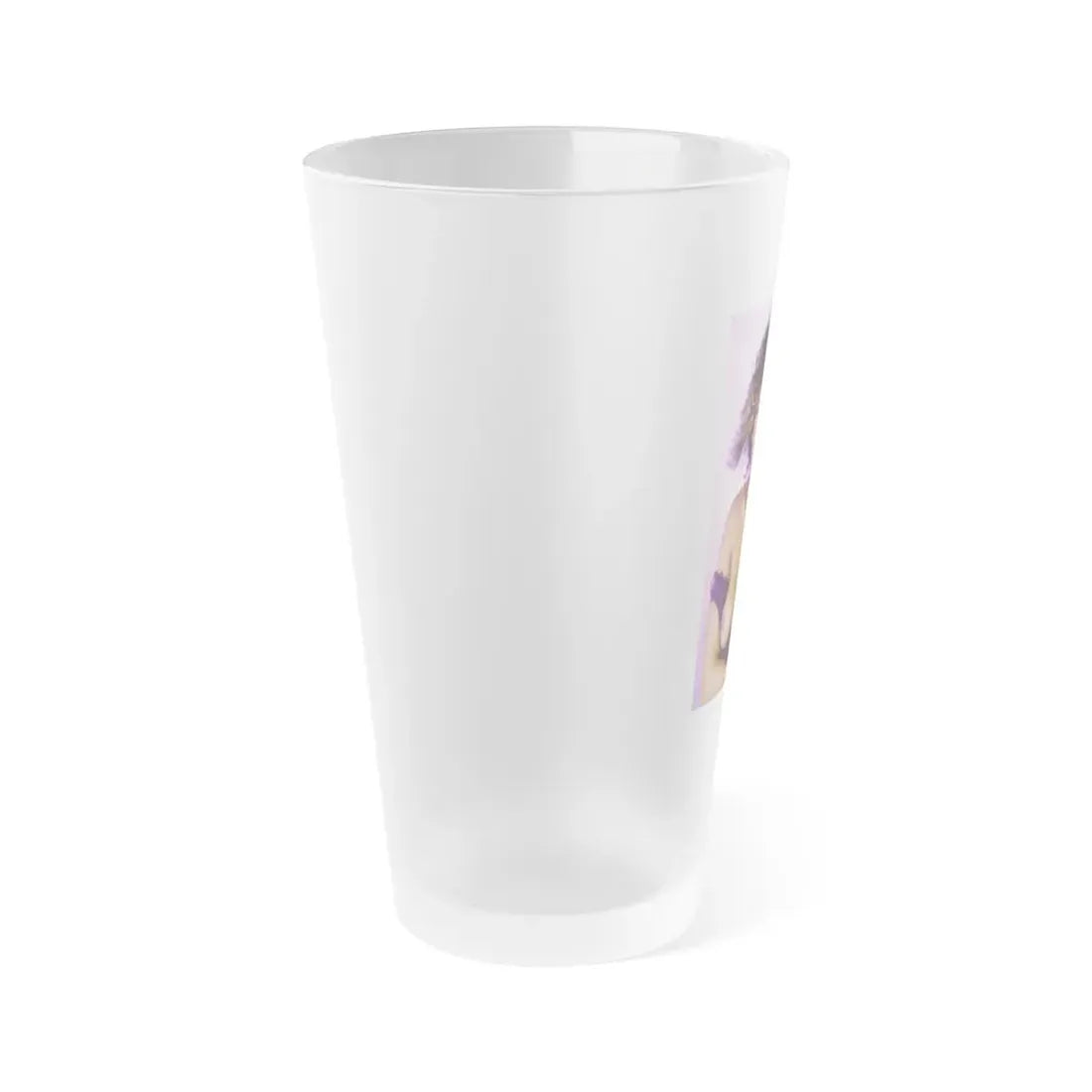 Linda Blair #62 - Topless (Vintage Female Icon) Frosted Pint Glass 16oz - Go Mug Yourself