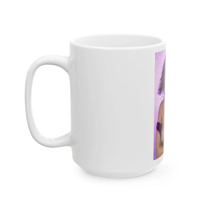 Linda Blair #62 - Topless (Vintage Female Icon) White Coffee Mug - Go Mug Yourself