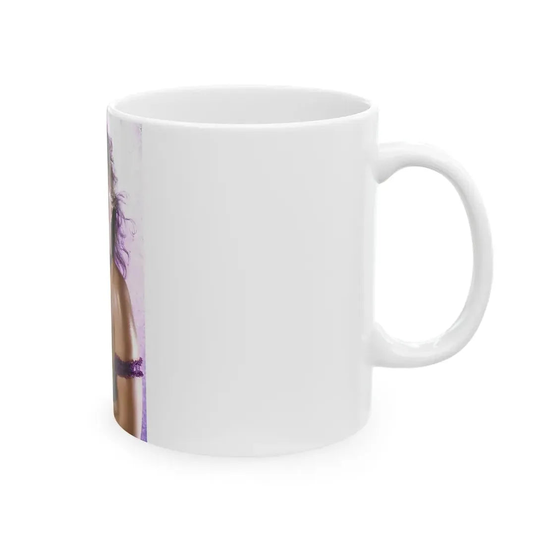 Linda Blair #62 - Topless (Vintage Female Icon) White Coffee Mug - Go Mug Yourself